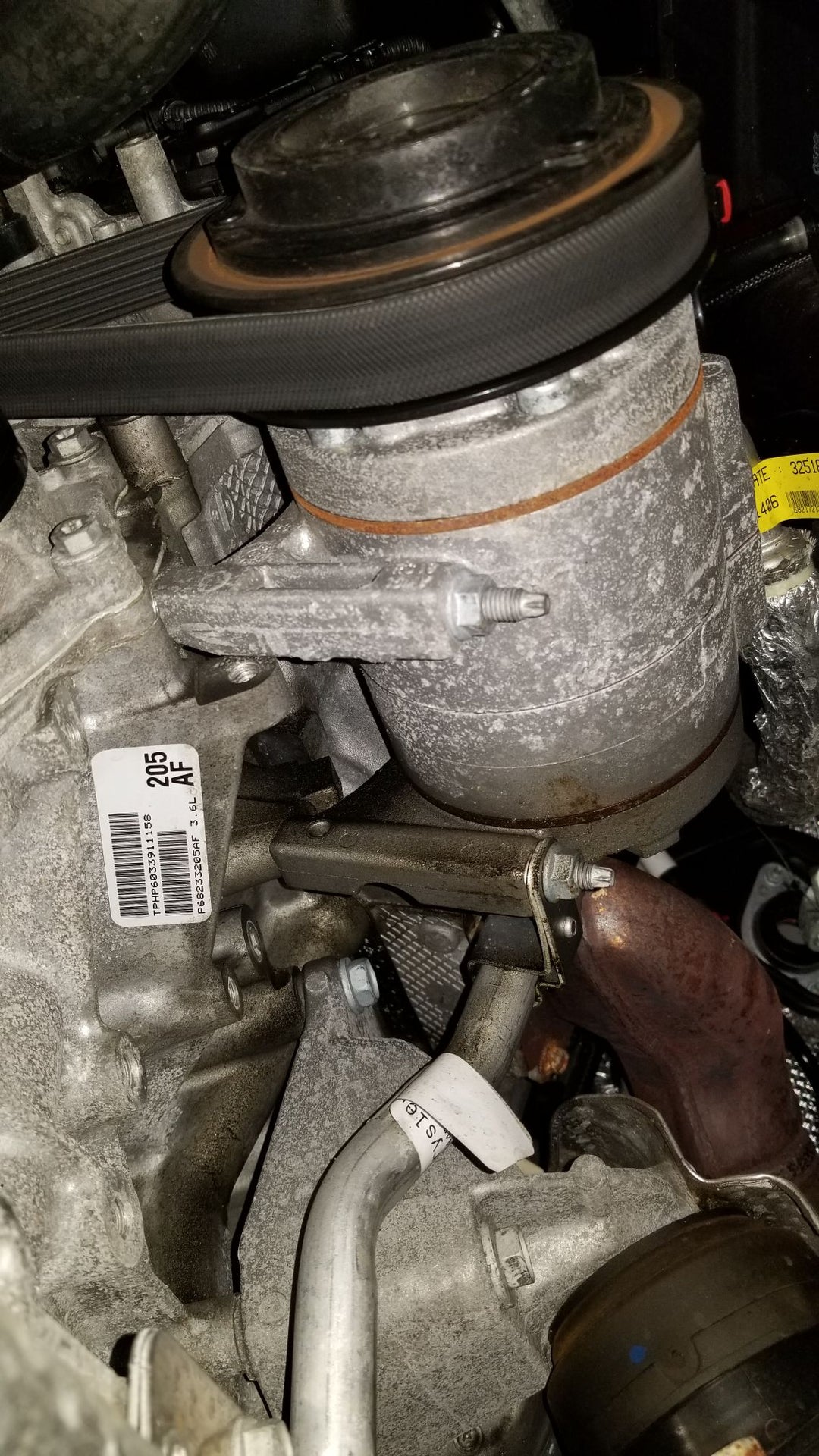 AC compressor leak or is it something else engine related? | Jeep Garage -  Jeep Forum