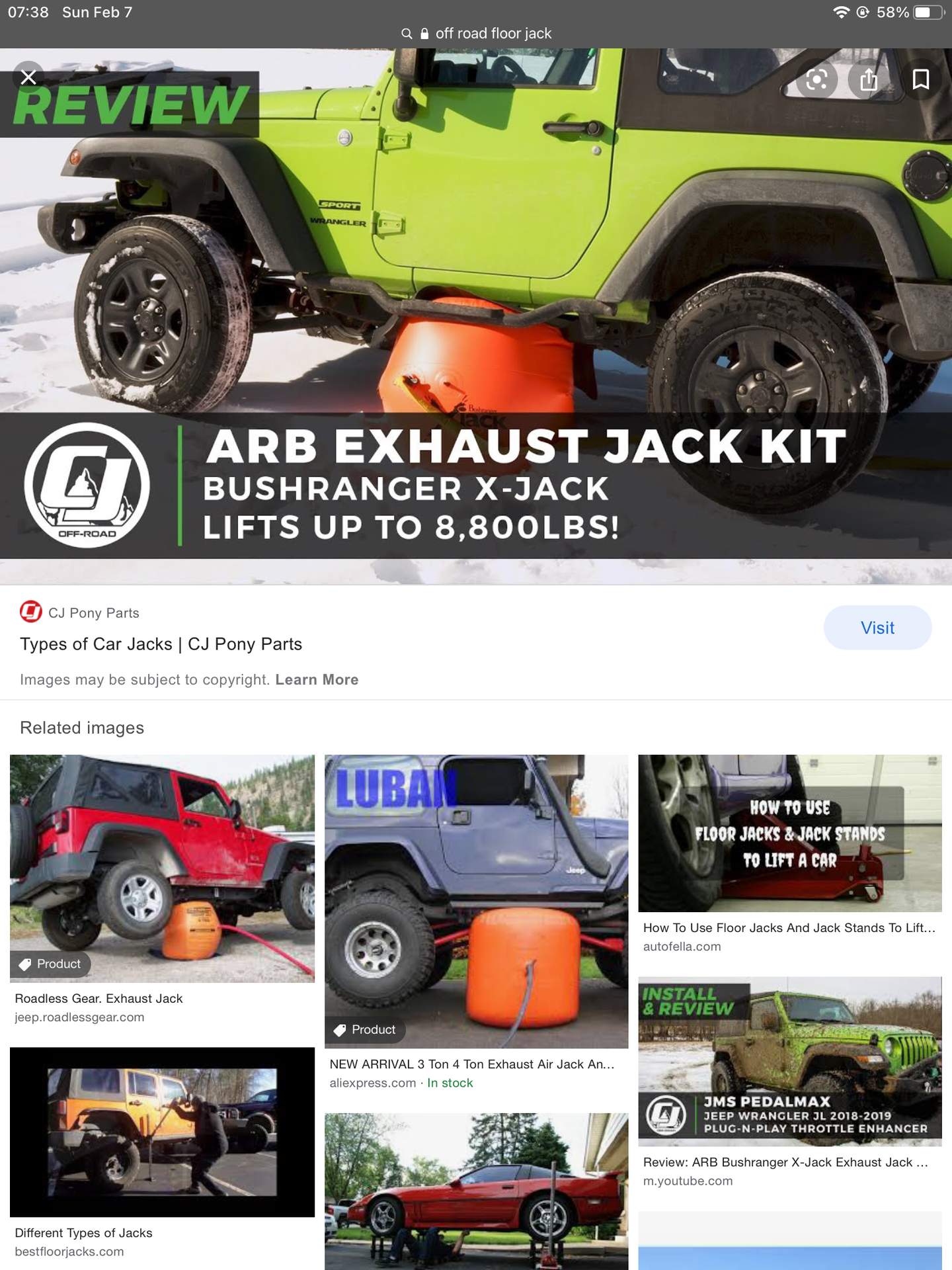 Discuss off road jacks, floor jacks, jack stands | Jeep Garage - Jeep Forum